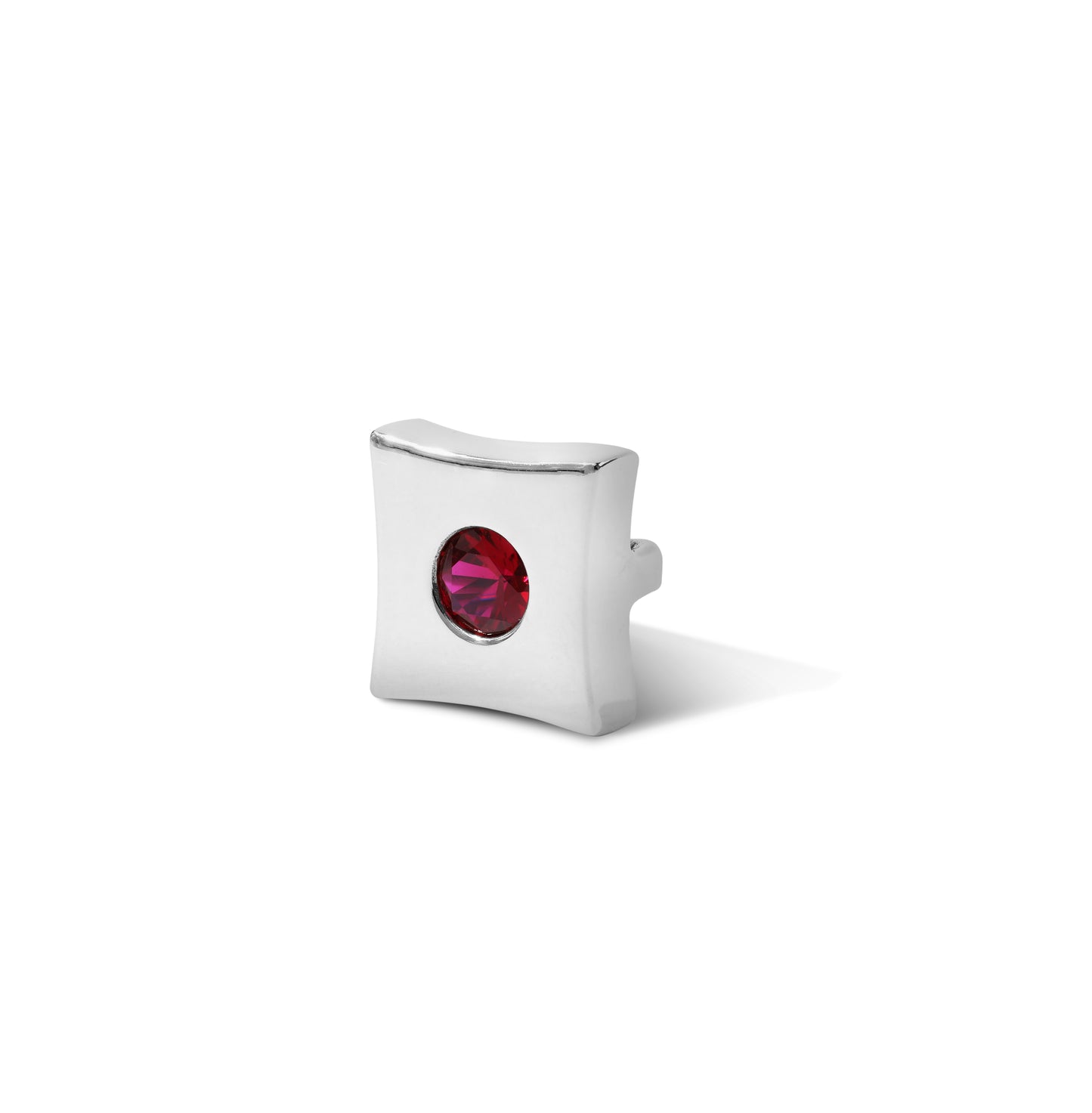 Quadrad shoes jewelry (synthetic ruby)