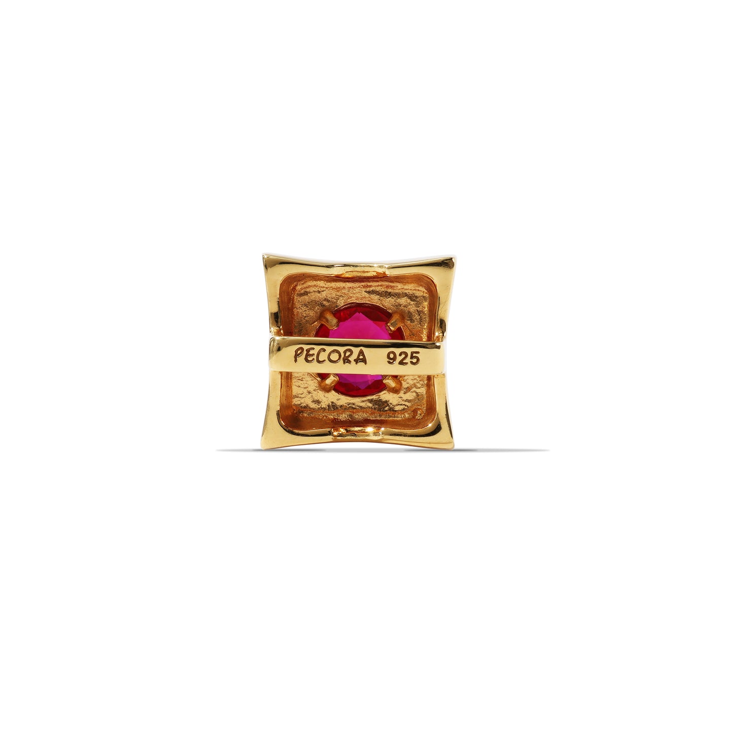 Quadrad shoes jewelry (synthetic ruby)