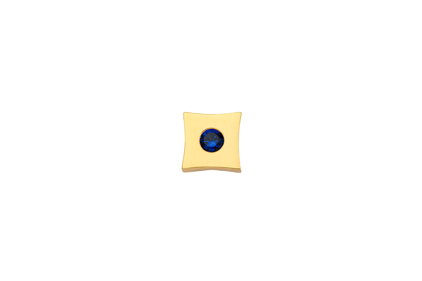 Quadrad gold gem blue