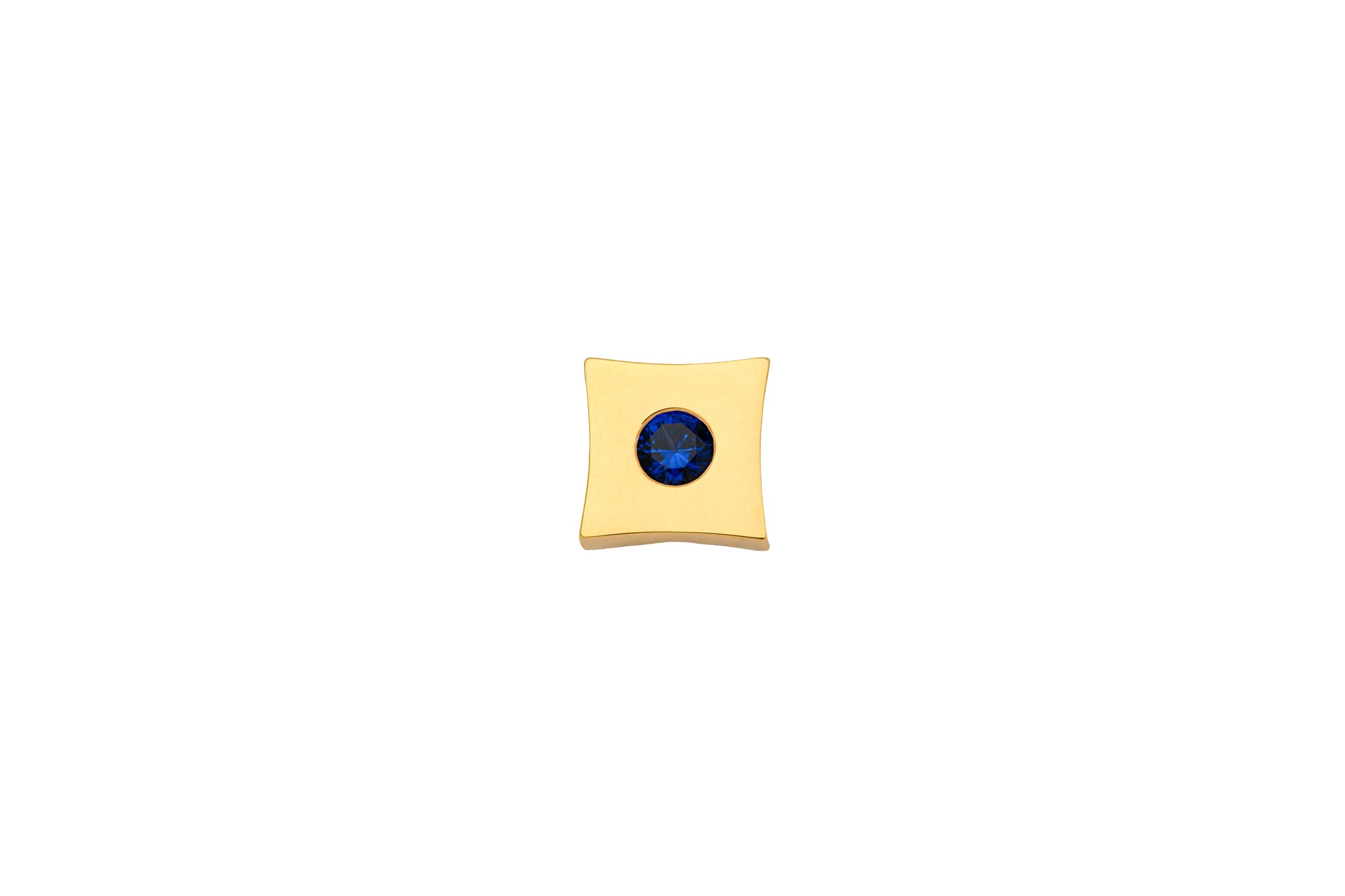 Quadrad gold gem blue