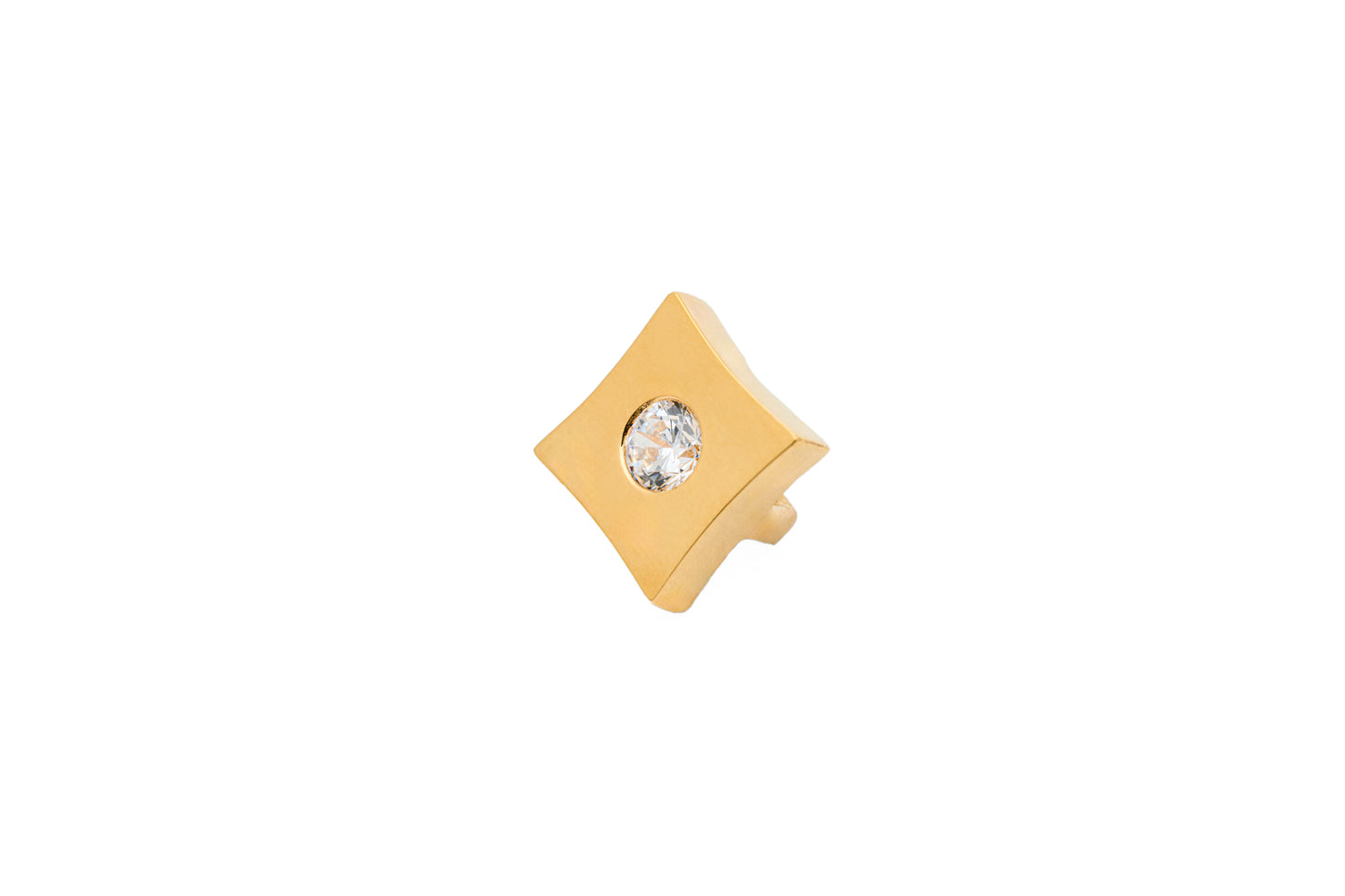 Quadrad gold gem white
