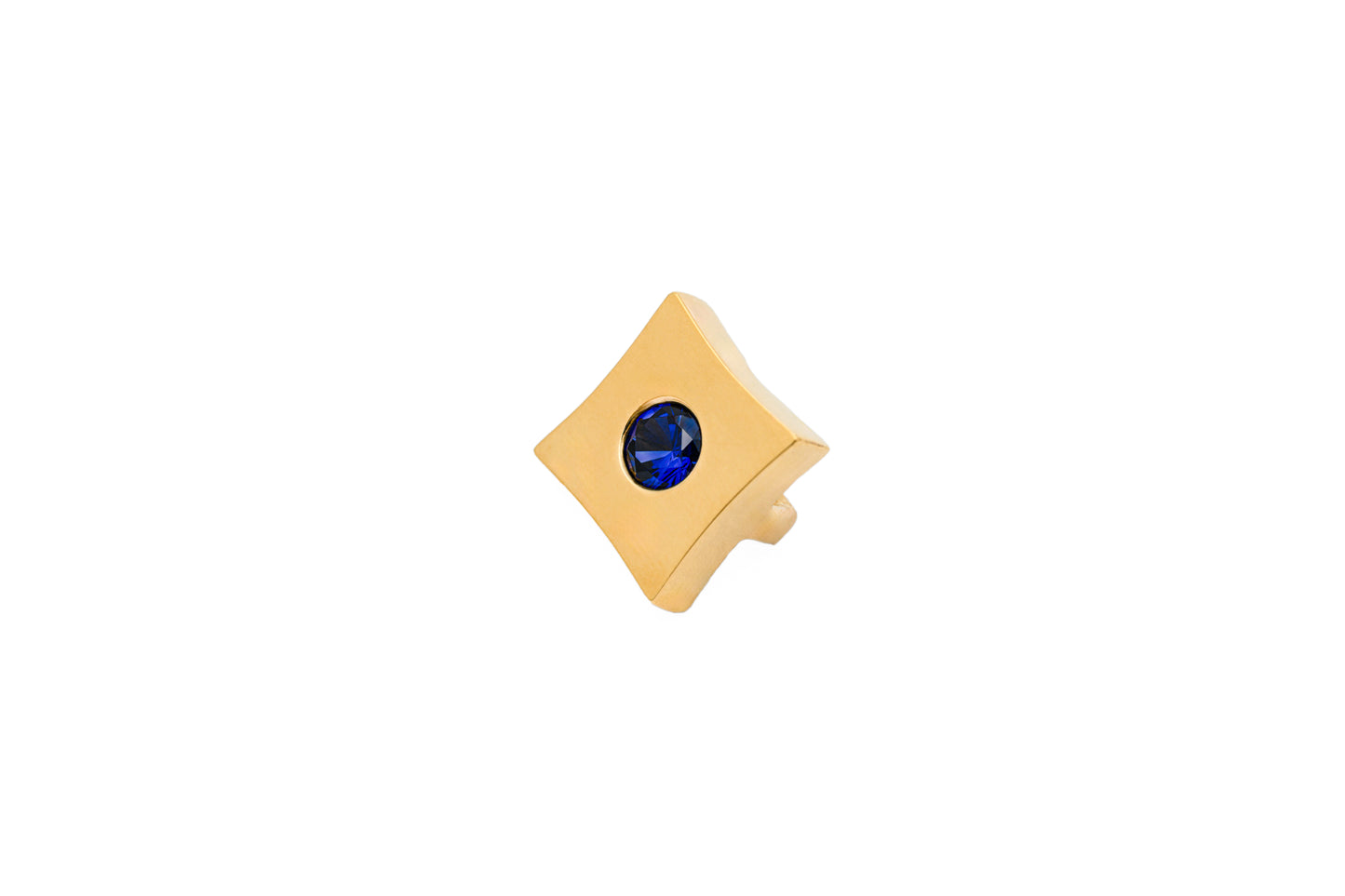 Quadrad gold gem blue