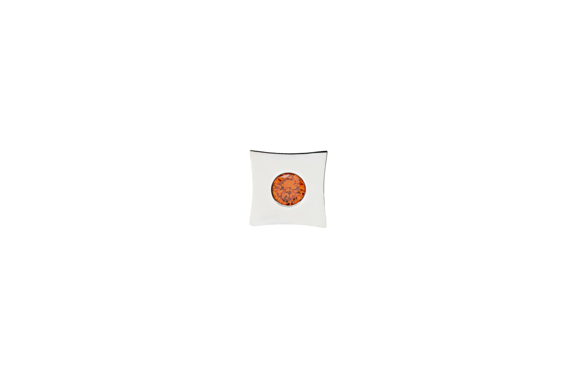 Quadrads silver gem orange