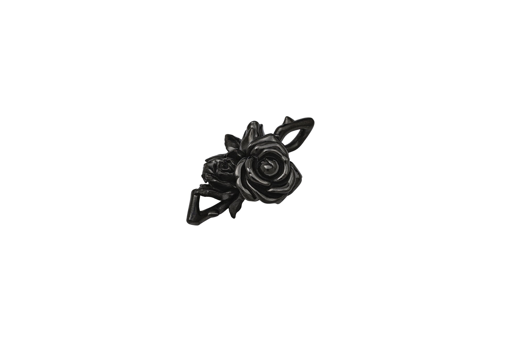 black rose jewelry piece