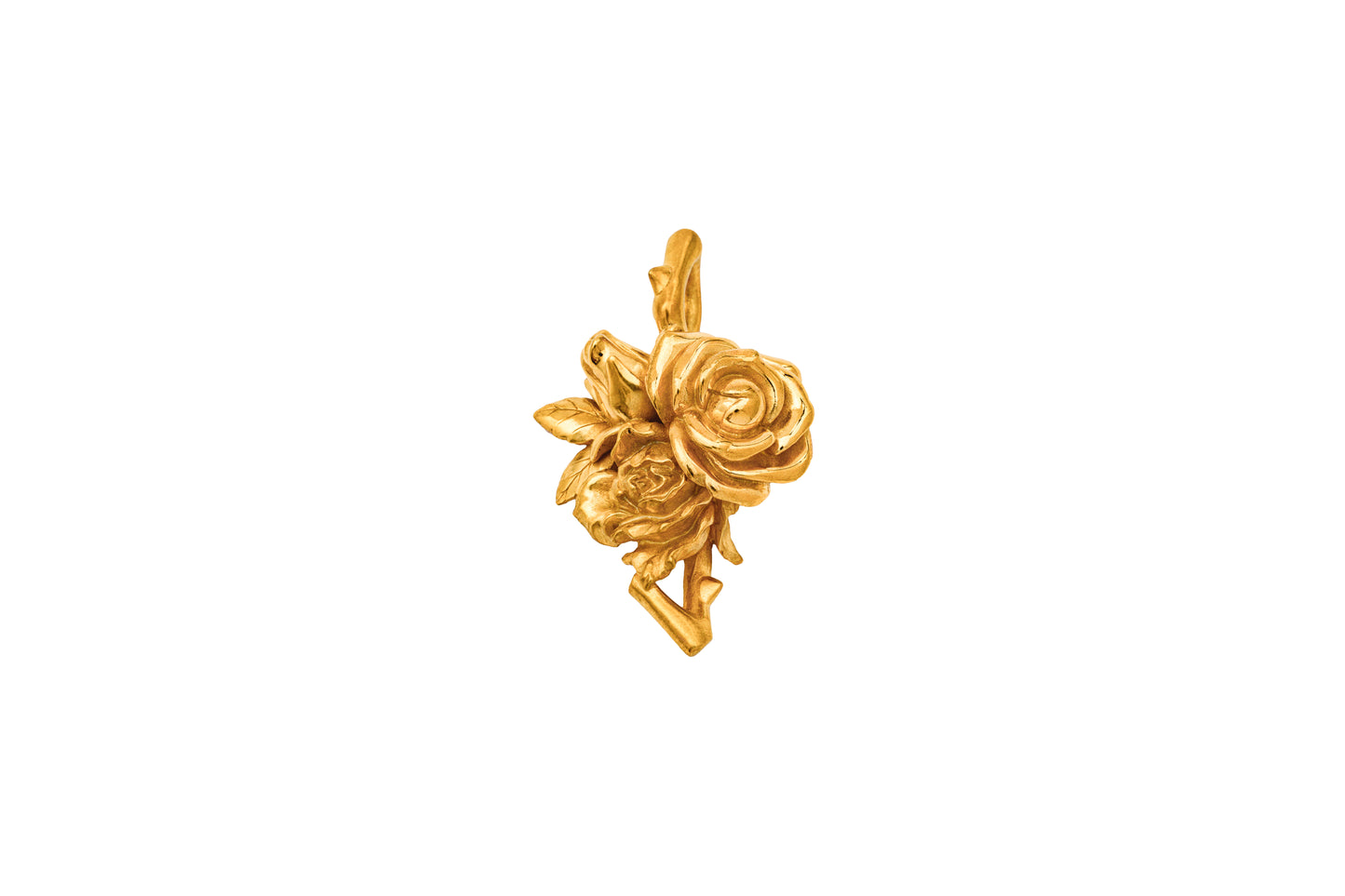 gold rose jewelry piece